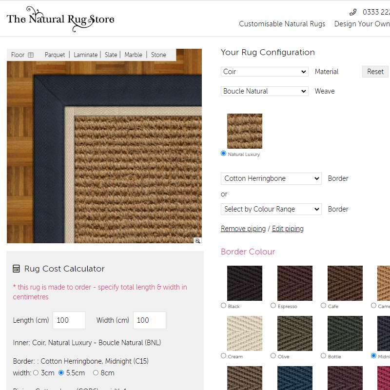 Design your own coir rug